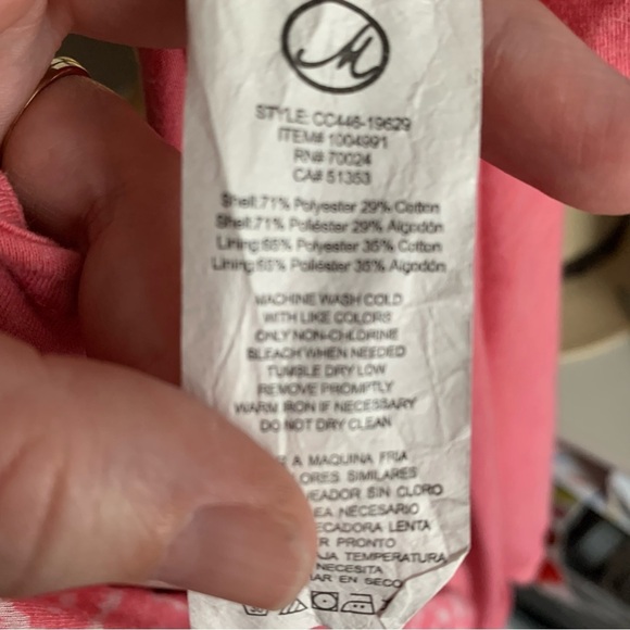 Coral XXL Mododoc Tank Dress - Picture 6 of 7